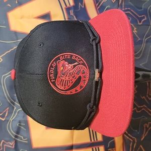 Findlay Hats Snapback Retail Exclusive Black Red Snake Bite Back Error